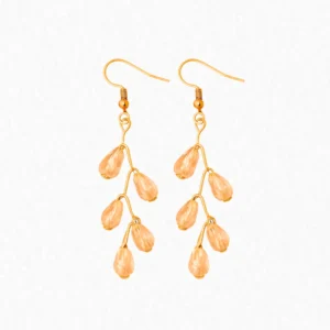 Floral Vine-Inspired Dangling Earring