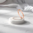 Crystal Love Bangle Bracelet Rose Gold