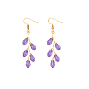 Floral Vine-Inspired Dangling Earring