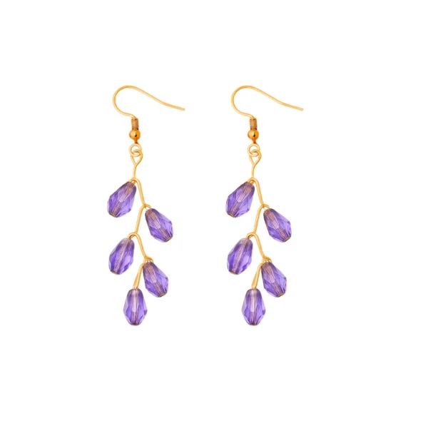 Floral Vine-Inspired Dangling Earring
