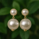 Classic Pearl Statement Earrings – Minimal Yet Bold