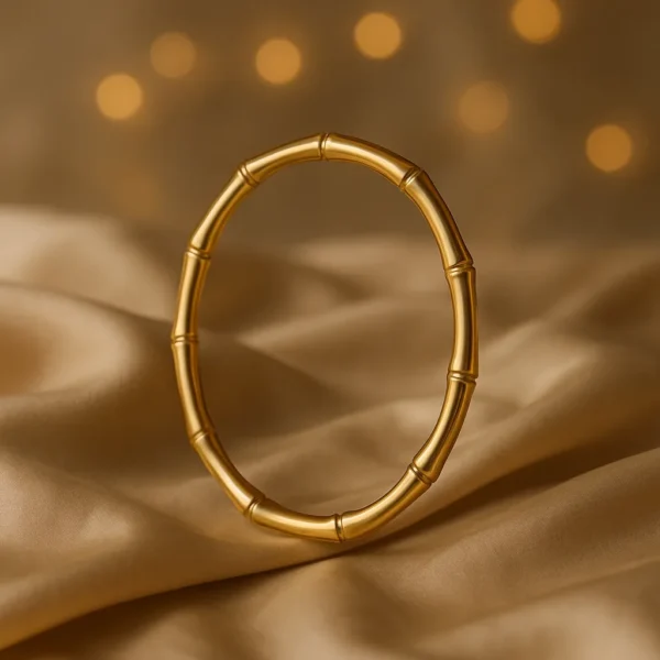 Minimalist Style Gold Finish Bangle for Women Daily Wear - Image 3