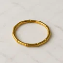 Minimalist Style Gold Finish Bangle for Women Daily Wear