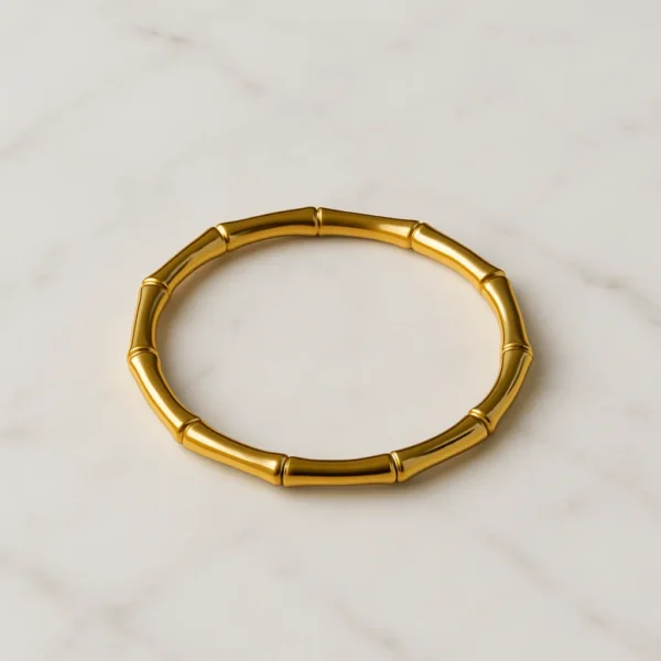 Minimalist Style Gold Finish Bangle for Women Daily Wear - Image 4