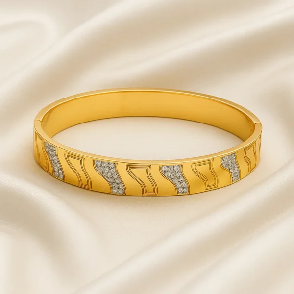 Premium Gold-Plated Designer Bracelet  For Daily wear - Image 2