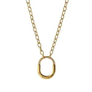 Minimalist Lucky Horseshoe Necklace