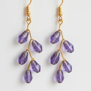 Floral Vine-Inspired Dangling Earring