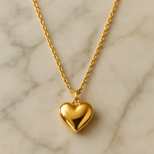Minimal Heart Pendant Chain for Women | Everyday Wear