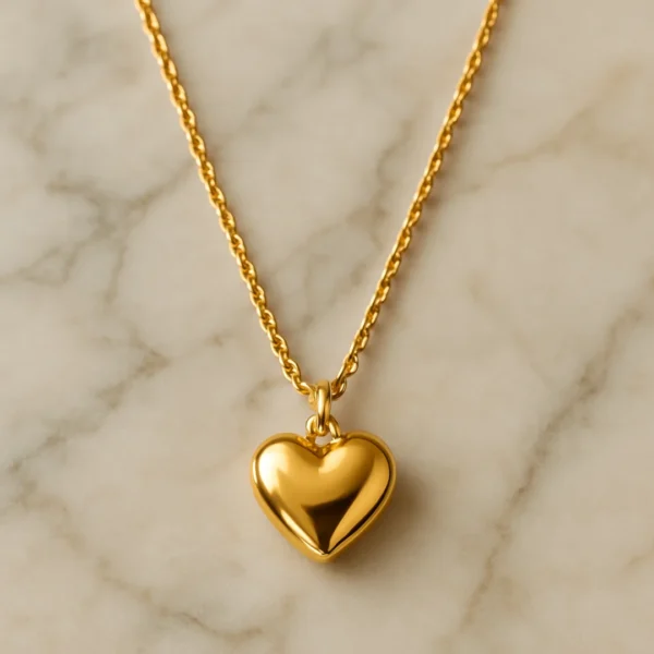 Minimal Heart Pendant Chain for Women | Everyday Wear