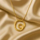 Aura Loop Pendant Necklace for Women | Elegant Minimalist Style