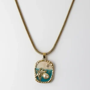 Ethereal Bloom Pearl Pendant Necklace – Timeless Elegance Redefined