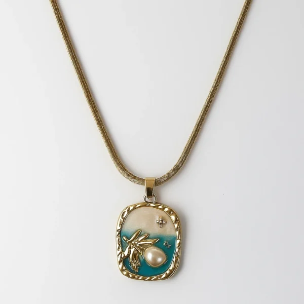 Ethereal Bloom Pearl Pendant Necklace – Timeless Elegance Redefined