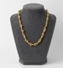 Stylish Twisted Beaded Chain Necklace for Women