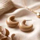 Trendy Crescent Hoop Earrings